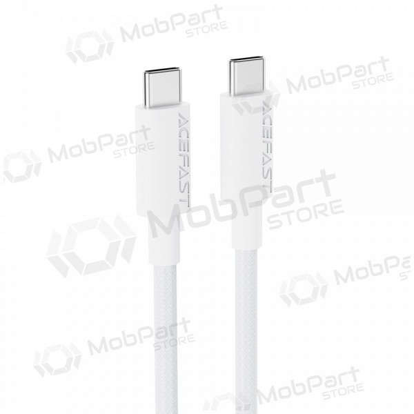 USB kaabel Acefast C18-03 60W USB-C to USB-C 1.2m valged