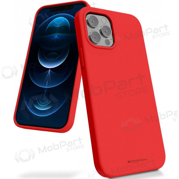 Apple iPhone 11 Pro Max ümbris Mercury - Silicone Case (punane)