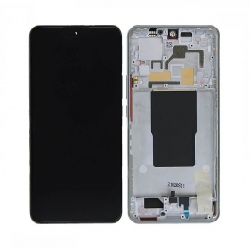 Xiaomi 12T, 12T Pro ekraan (hõbedased) (koos raamiga) (originaalne)