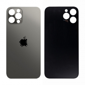 Apple iPhone 12 Pro patareipesade kaas (tagakaas) (mustad) (bigger hole for camera)