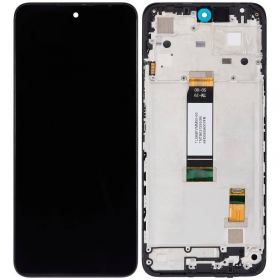 Xiaomi Redmi 12 4G / 12 5G ekraan (mustad) (koos raamiga) (Premium)