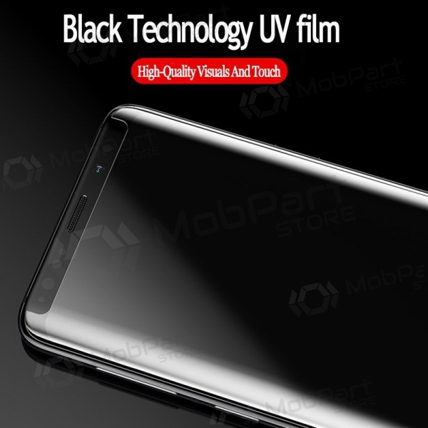 LCD apsauginis stikliukas Nano Optics 5D UV Glue Samsung S928 S24 Ultra lenktas läbipaistev
