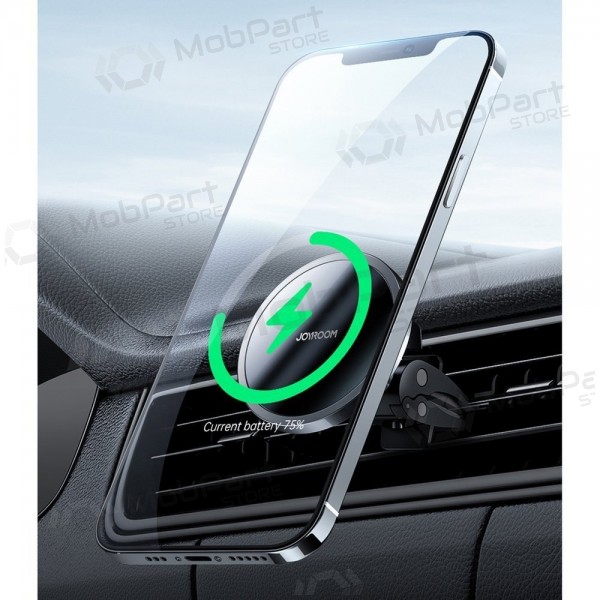 Laadija-laikiklis magnetinis automobilinis Joyroom JR-ZS240 MagSafe 15W mustad