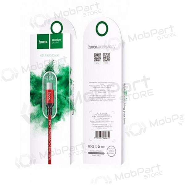 USB kaabel HOCO X14 Times speed 