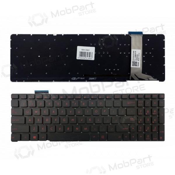 ASUS: G551, G551J, G552 klaviatuur (koos valgustusega) ASUS: G551, G551J, G552 klaviatuur (koos valgustusega)