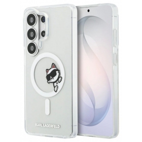 Samsung Galaxy S26 Ultra ümbris - Karl Lagerfeld IML Choupette Peekaboo Logo Magnetic (läbipaistev)