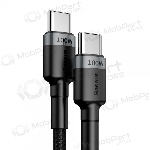 USB kaabel Baseus Cafule PD100W Type-C 2.0m hall-mustad CATKLF-ALG1