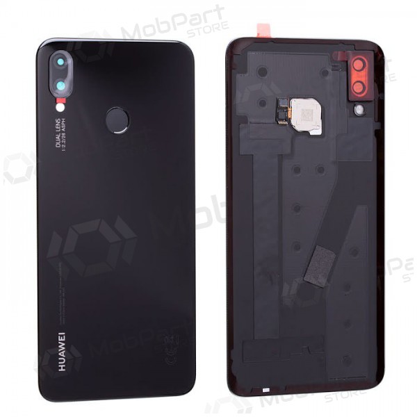 Huawei P Smart Plus patareipesade kaas (tagakaas) (mustad) (kasutatud grade A, originaalne)