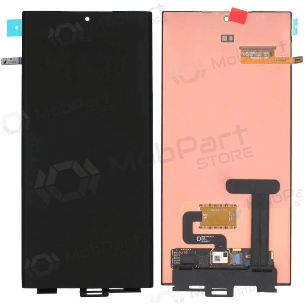 Ekranas Samsung S918 S23 Ultra 5G su lietimui jautriu stikliuku (NO FRAME) originaalne (service pack)