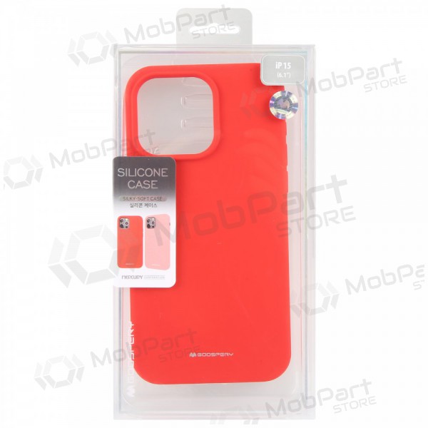 Apple iPhone 11 Pro Max ümbris Mercury - Silicone Case (punane)
