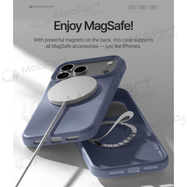 Ümbris Mercury Pure Magsafe Silicon Case Apple iPhone 17 levandos hall