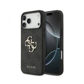 Apple iPhone 18 Pro ümbris - Guess PU 4G Metal Logo (hall)