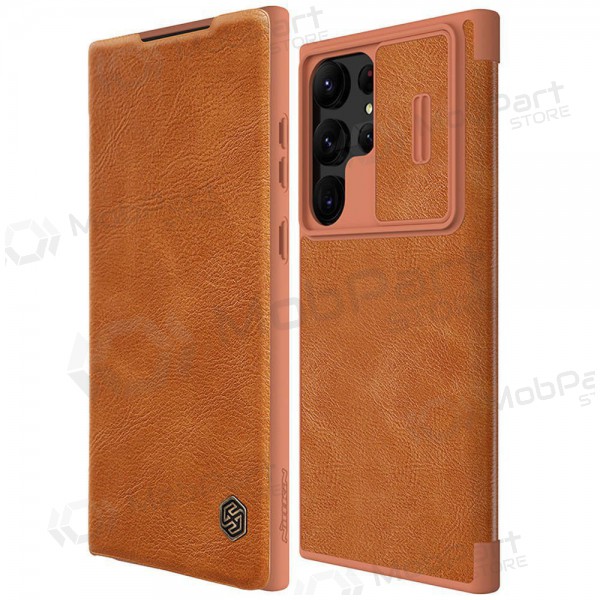Samsung Galaxy S23 FE ümbris „Nillkin Leather“ (pruun) Samsung Galaxy S23 FE ümbris „Nillkin Leather“ (pruun)