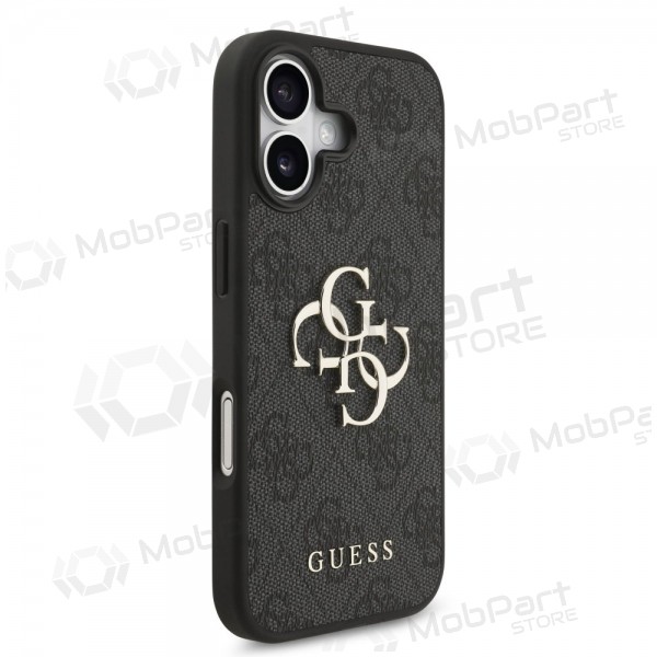 Apple iPhone 17 ümbris - Guess PU 4G Metal Logo (hall)