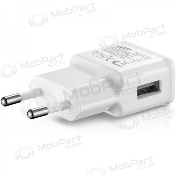 Samsung G900F Galaxy S5 / N9005 Note 3 USB (2A) laadija (valged)
