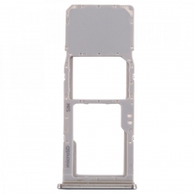 Samsung A705 Galaxy A70 2019 SIM kaardi hoidja valged (hõbedased)