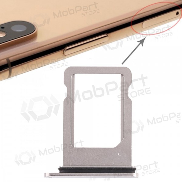 Apple iPhone XS SIM kaardi hoidja (hõbedased)