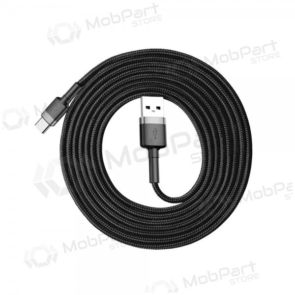 USB kaabel Baseus Cafule Type-C 2.0m 2.0A (hall-mustad) CATKLF-CG1