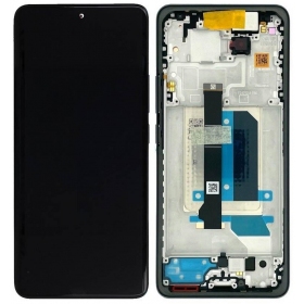 Xiaomi Redmi Note 14 Pro+ ekraan (sinised) (koos raamiga) (originaalne)