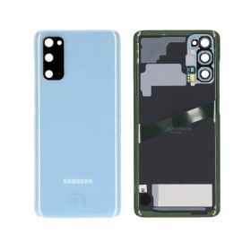 Samsung G981F / G980 Galaxy S20 patareipesade kaas (tagakaas) (Cloud Blue) (kasutatud grade C, originaalne)