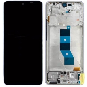 Xiaomi Poco M7 Pro 5G ekraan (lilla) (koos raamiga) (originaalne)