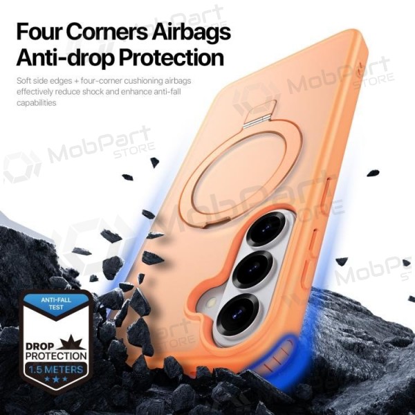 Samsung Galaxy S26+ ümbris - Dux Ducis Yind Magnetic Stand (oranž)