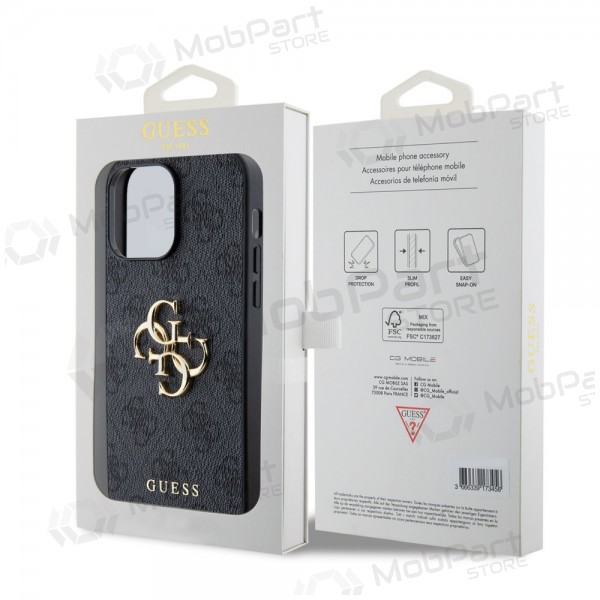Apple iPhone 14 Pro Max ümbris - Guess PU 4G Metal Logo (hall)
