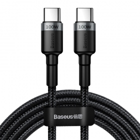 USB kaabel Baseus Cafule PD100W Type-C 2.0m hall-mustad CATKLF-ALG1