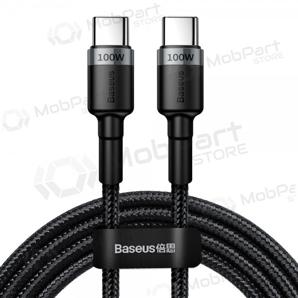 USB kaabel Baseus Cafule PD100W Type-C 2.0m hall-mustad CATKLF-ALG1