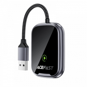 CarPlay adapter Acefast QC1 juhtmevaba Android Auto must