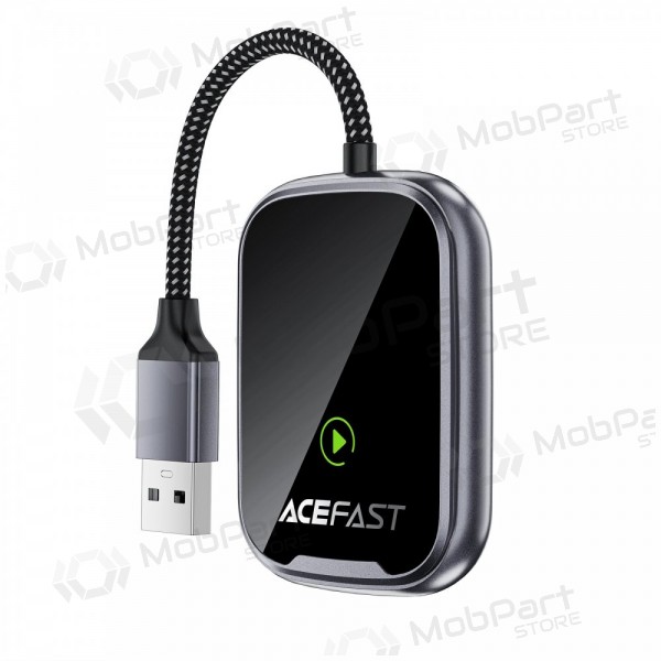CarPlay adapter Acefast QC1 juhtmevaba Android Auto must