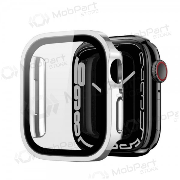 Apple Watch 44mm LCD kaitseklaas / ümbris - Dux Ducis Hamo (hõbedane)