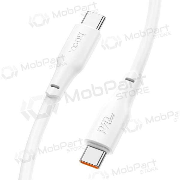 USB kaabel Hoco X93 60W USB-C to USB-C 2.0m valged