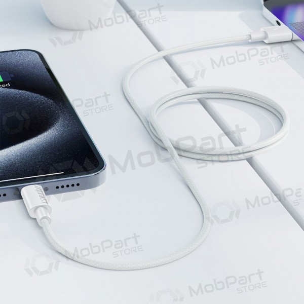 USB kaabel Acefast C18-04 USB-A to USB-C 1.2m valged