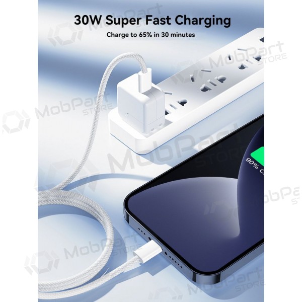USB kaabel Joyroom S-A45 USB-C to Lightning 30W 1.2m valged