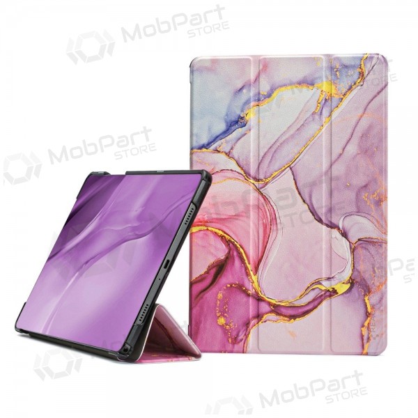 Samsung Galaxy Tab A9+, Tab A11+ ümbris - Smart Leather (marble)