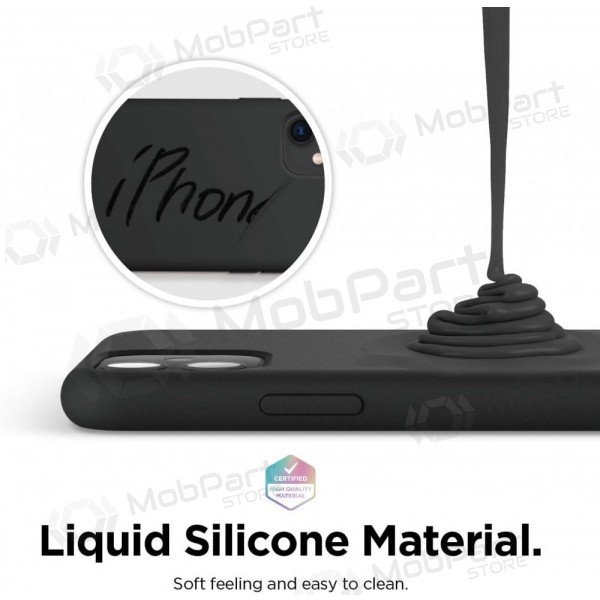 Xiaomi Redmi A7 Pro ümbris - Liquid Silicone 1.5mm must