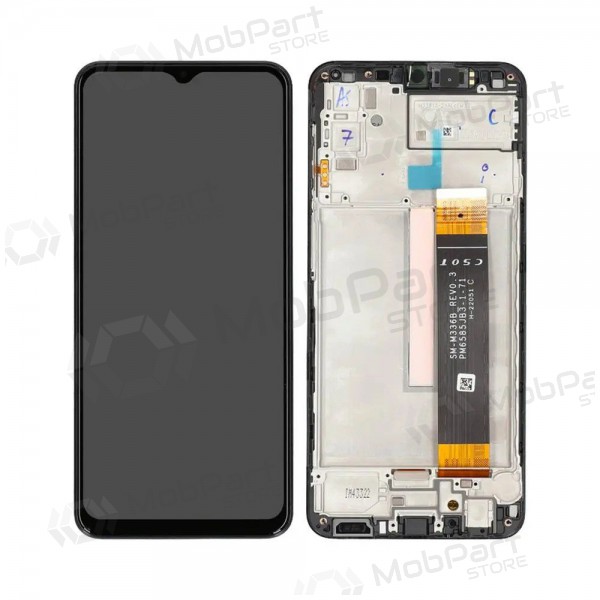 Ekranas Samsung M236 M23 2022 su lietimui jautriu stikliuku ja rėmeliu Black originaalne (service pack) Ekranas Samsung M236 M23 2022 su lietimui jautriu stikliuku ja rėmeliu Black originaalne (service pack)