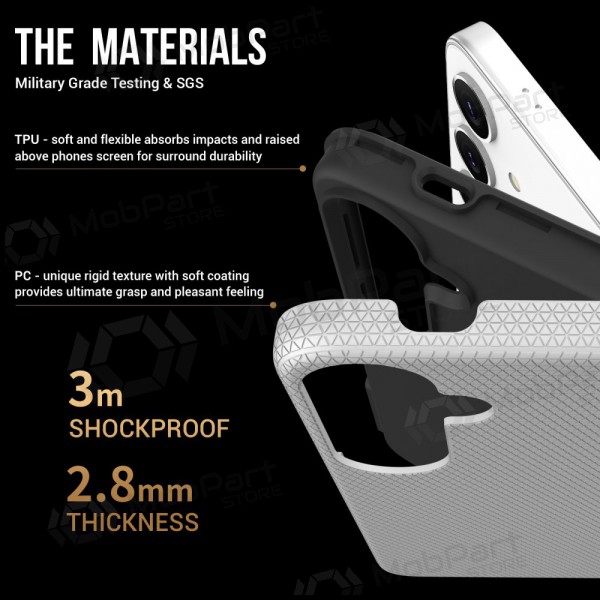 Ümbris Perfectionists Triangle Case Samsung A266 A26 5G hõbedased Ümbris Perfectionists Triangle Case Samsung A266 A26 5G hõbedased