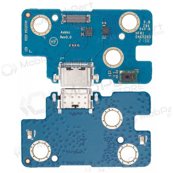Samsung X200 / X205 Galaxy TAB A8 2021 laadimispesa ja mikrofoni liides (laadimisliides) (service pack) (originaalne)