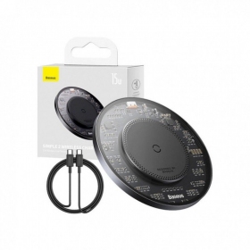 Juhtmevaba laadija Baseus BS-W530 15 W Qi must.