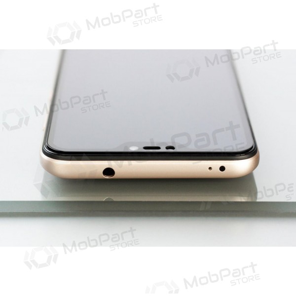 LCD apsauginis stikliukas 3mk Hard Glass Max Lite Apple iPhone 16 Pro/17 mustad
