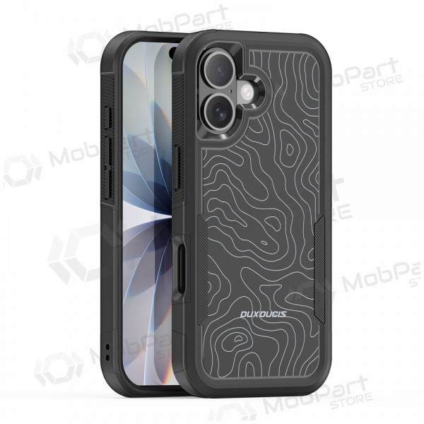 Apple iPhone 17 ümbris - Dux Ducis Shld must (Contour Pattern)