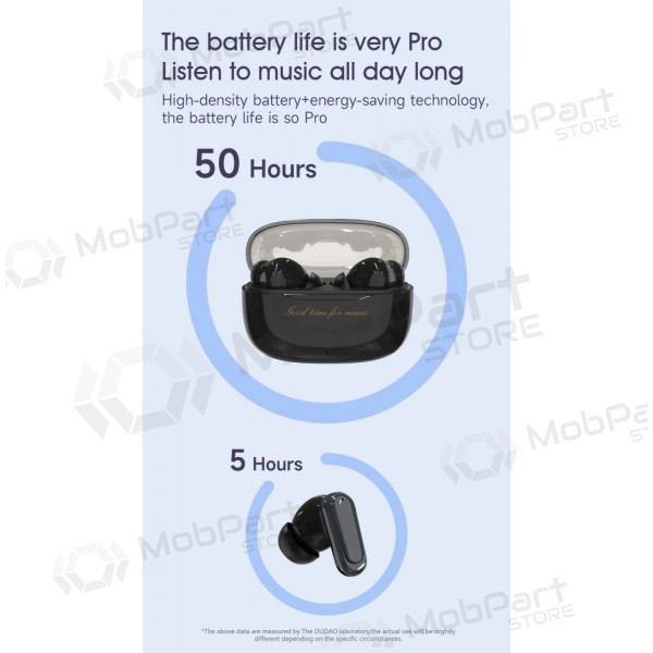 Juhtmevabad kõrvaklapid mikrofoniga Dudao U8Pro Bluetooth USB-C valged