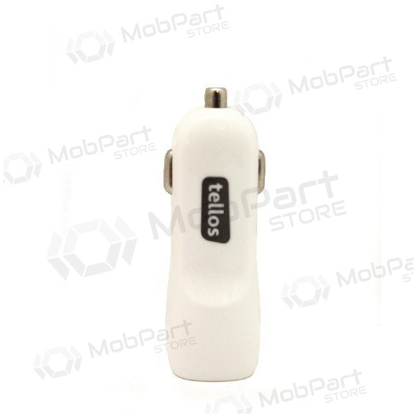 Autolaadija Tellos C102 USB 1A (valged)