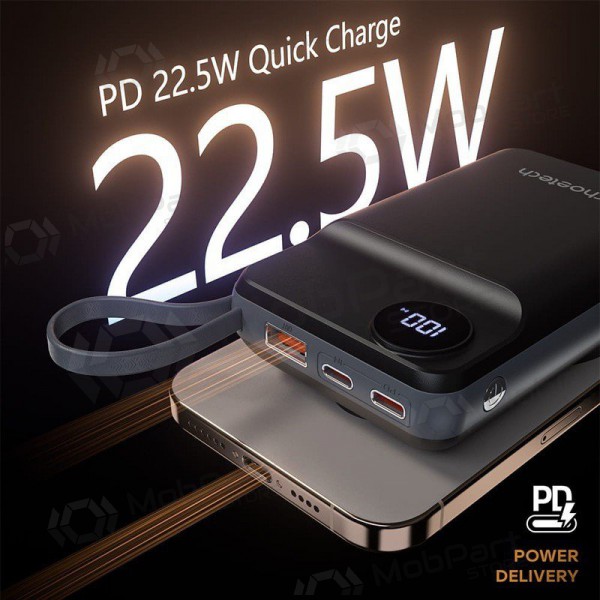 Väline patarei / aku Power Bank Choetech B696 15W Magsafe 20000mAh must