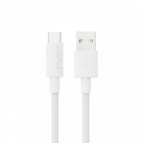 USB kaabel Acefast C18-04 USB-A to USB-C 1.2m valged