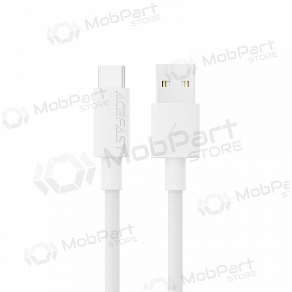 USB kaabel Acefast C18-04 USB-A to USB-C 1.2m valged