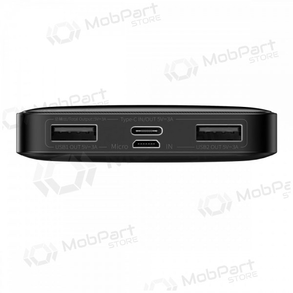 Väline patarei / aku Power Bank Baseus Bipow Type-C PD+2xQuick Charge 3.0 15W 10000mAh must PPBD050001 Väline patarei / aku Power Bank Baseus Bipow Type-C PD+2xQuick Charge 3.0 15W 10000mAh must PPBD050001