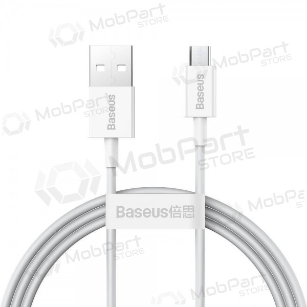 USB-kaabel Baseus Superior microUSB 2A 2.0m (valge) CAMYS-A02